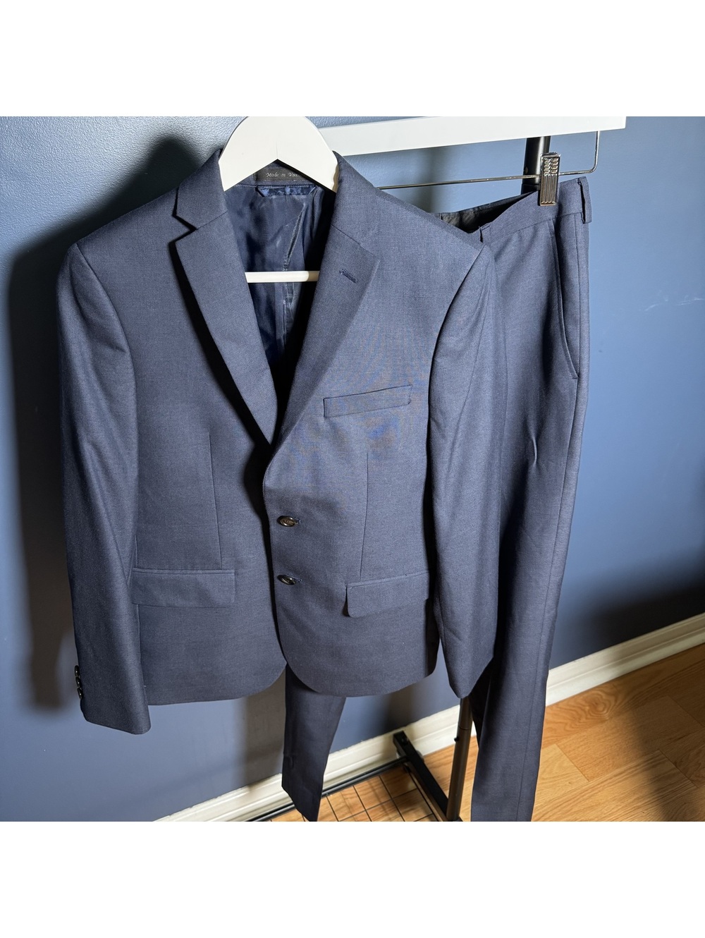 Lauren Ralph Lauren Youth 2-Piece Suit Navy Blue Jacket 16R Pants 14R 27x28